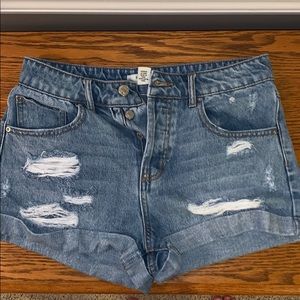 Forever 21 High-Rise Jean Shorts